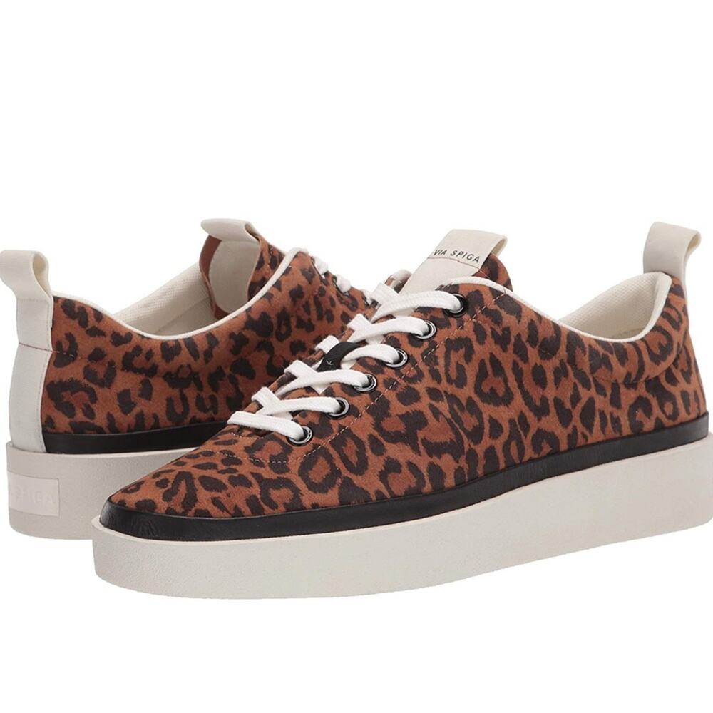 NIB Via Spiga V-Mae Toffe Black Sneakers